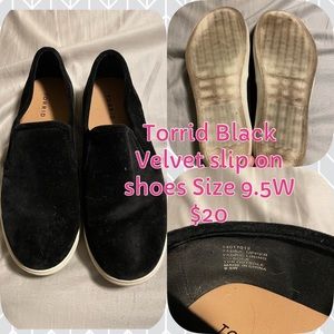 Torrid Slip On Velvet Sneakers